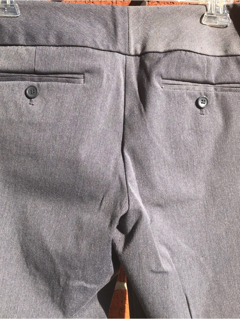 The Limited Gray Flare Trousers - Tailored Wide Leg Size  10R —#135 - Picture 3 of 5